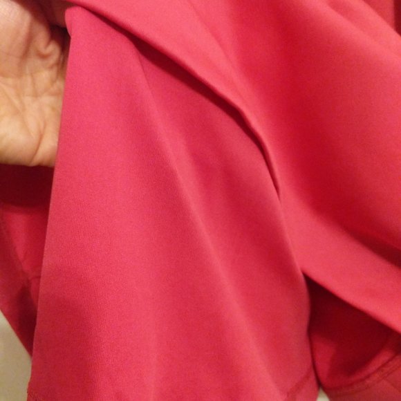 Calvin Klein Pink Scuba Watermelon Classic Fit and Flare Dress Size 10 - Picture 4 of 9